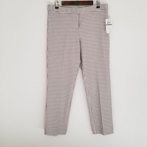 Amanda+Chelsea gingham ponte pants - Picture 3 of 10